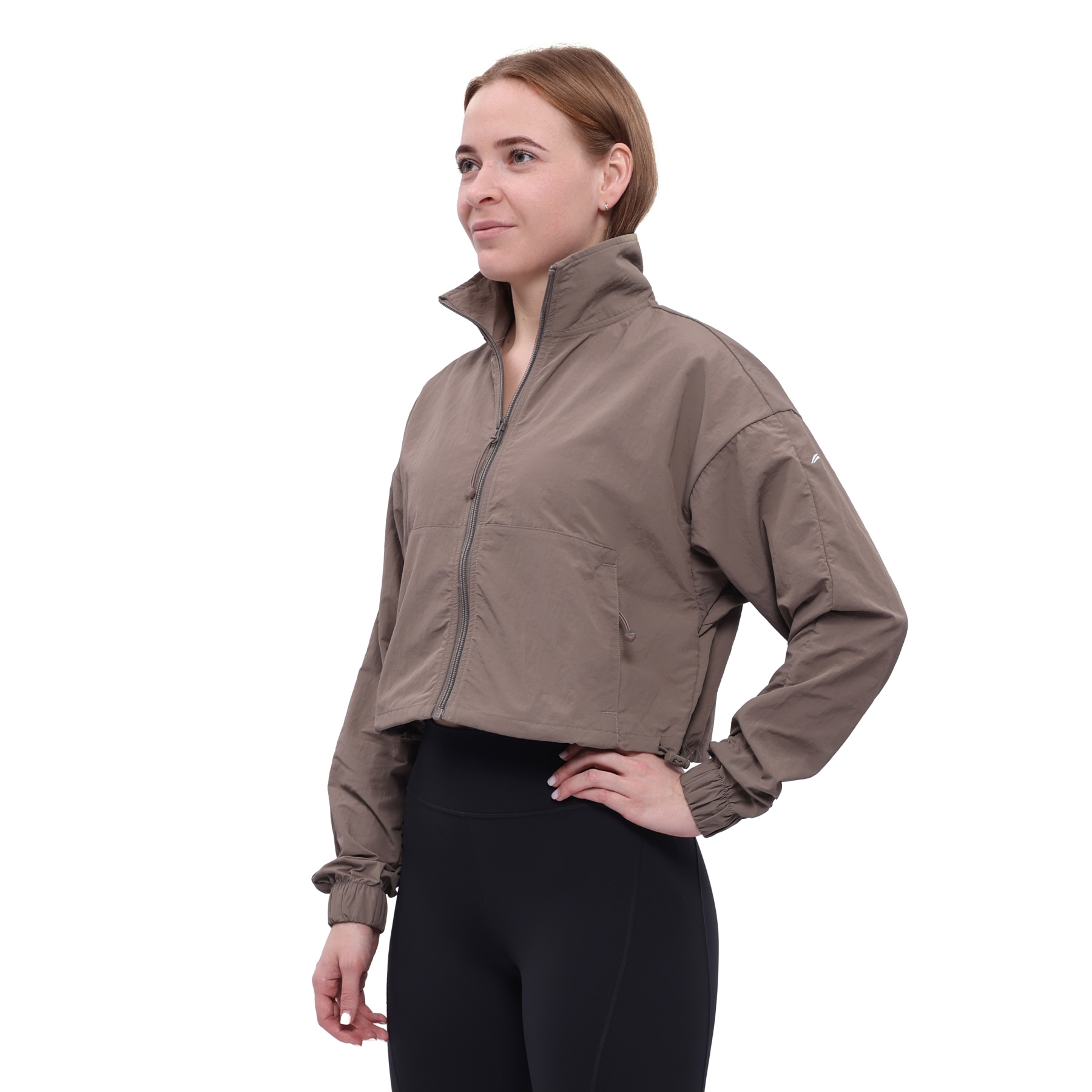 AJDV374-2 Куртка Yoga коричневый